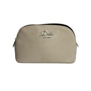 Dolce & Gabbana Cream Cosmetic Makeup Pouch